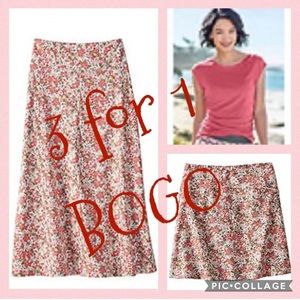 🌺3Pc Sahalie Women’s 1X Top/2-Skirts🌺